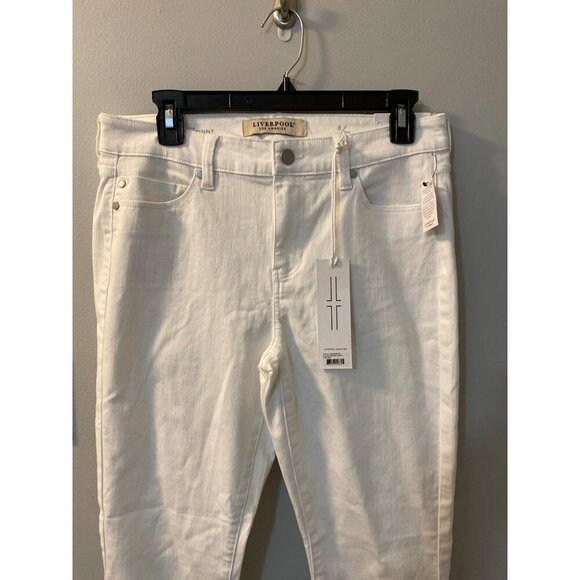 Liverpool Los Angeles Abby Ankle Skinny Jeans (Bright White) size 8/29 nwt - Picture 3 of 8